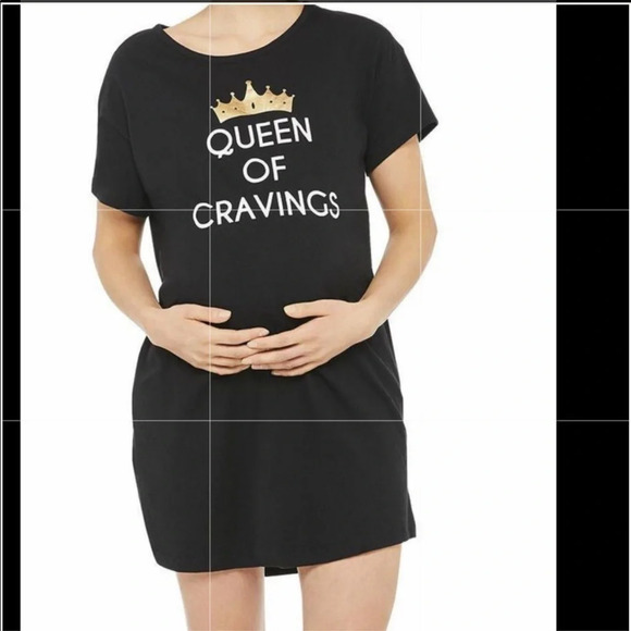 George graphic tee maternity night shirt XL  🖤🎉HP🎉 - Picture 2 of 11